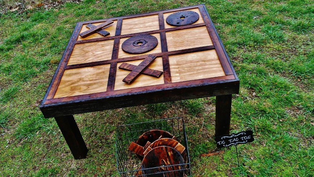 Giant Tic Tac Toe Table