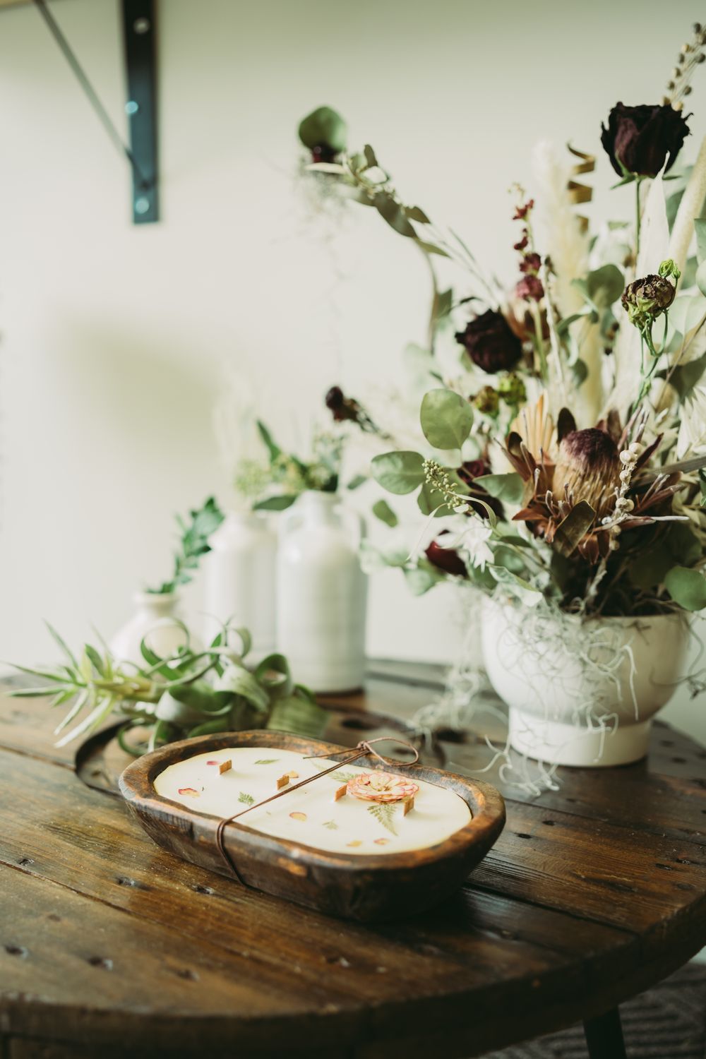 Dried Floral Bud Vase