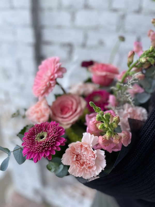 Pretty &amp; Pink Hand-tied