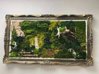 Forest Vibes Moss Art