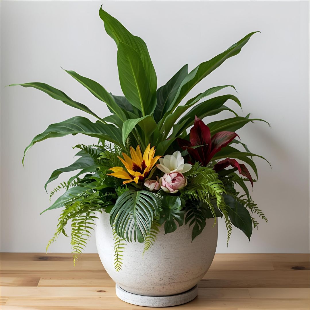 Classic Tropical Planter