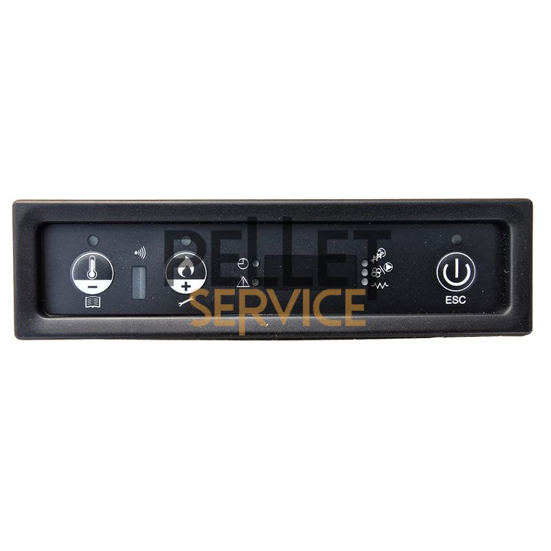 Display 3-knops Pelletkachel