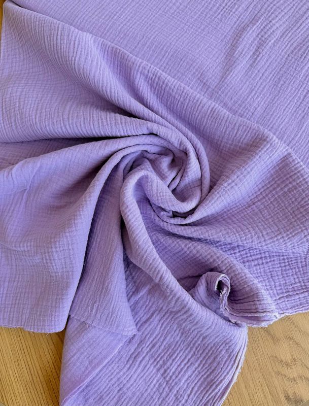 Muselină în 2 straturi - violet