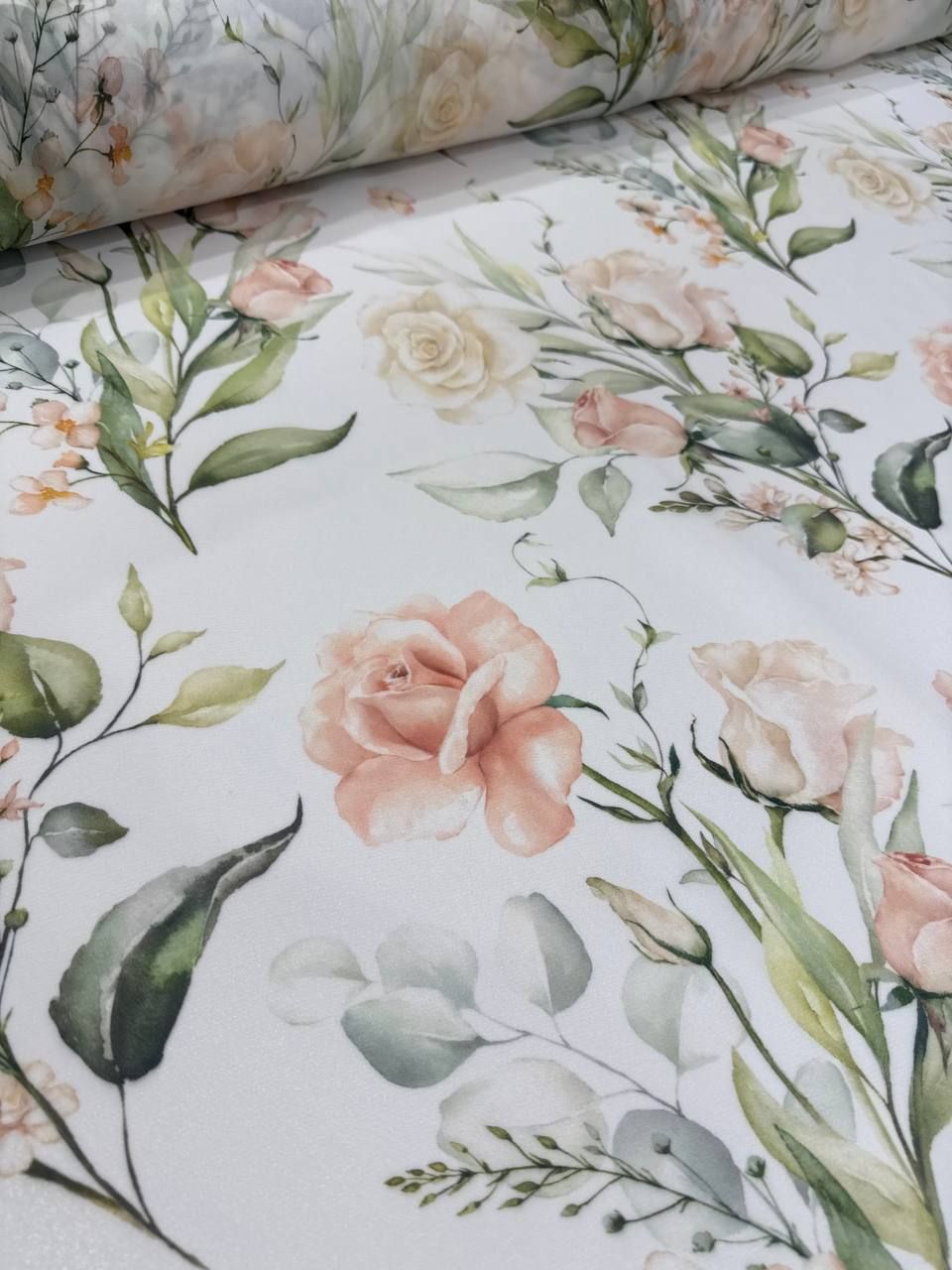 Organza imprimeu floral