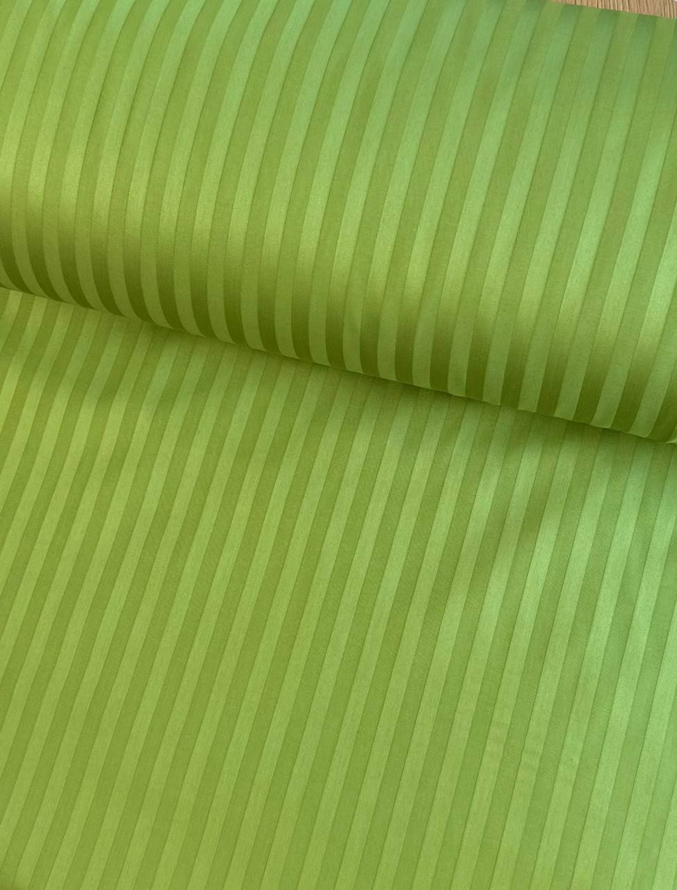 Bumbac satinat liniar - verde salat