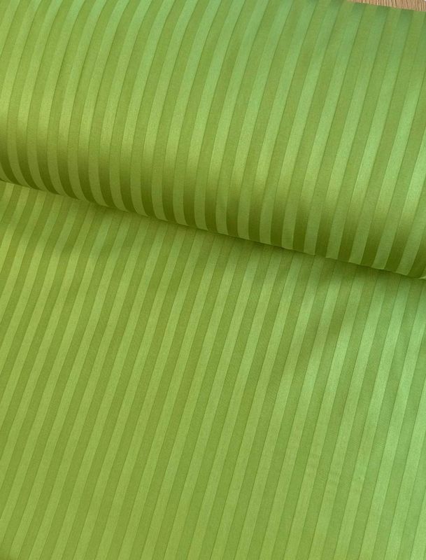 Bumbac satinat liniar - verde salat