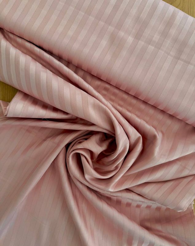 Bumbac satinat liniar - pudra pastel