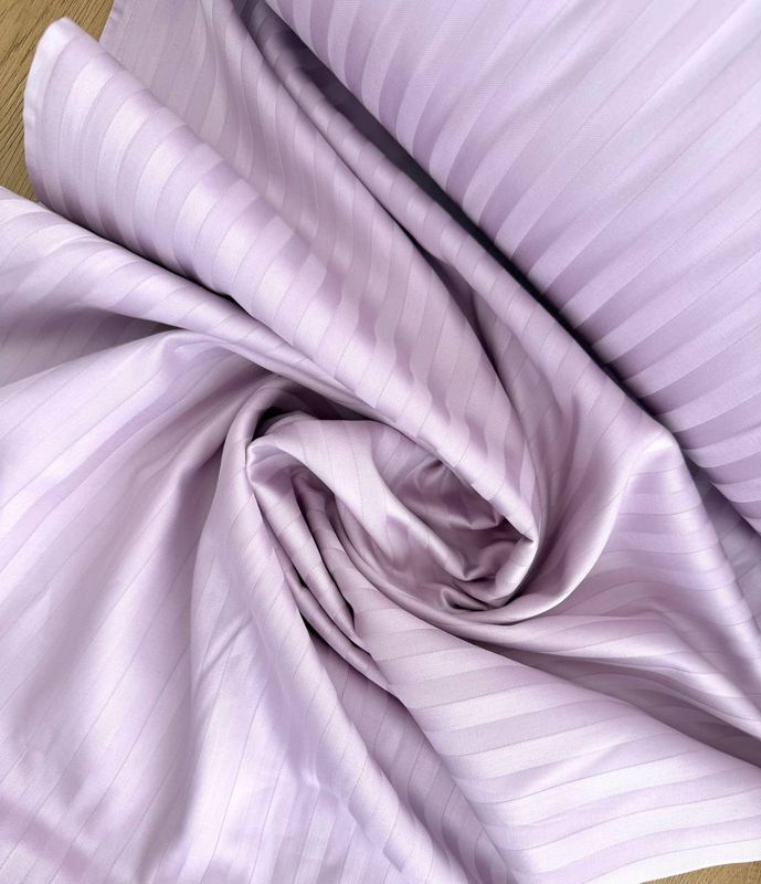 Bumbac satinat liniar - violet pal
