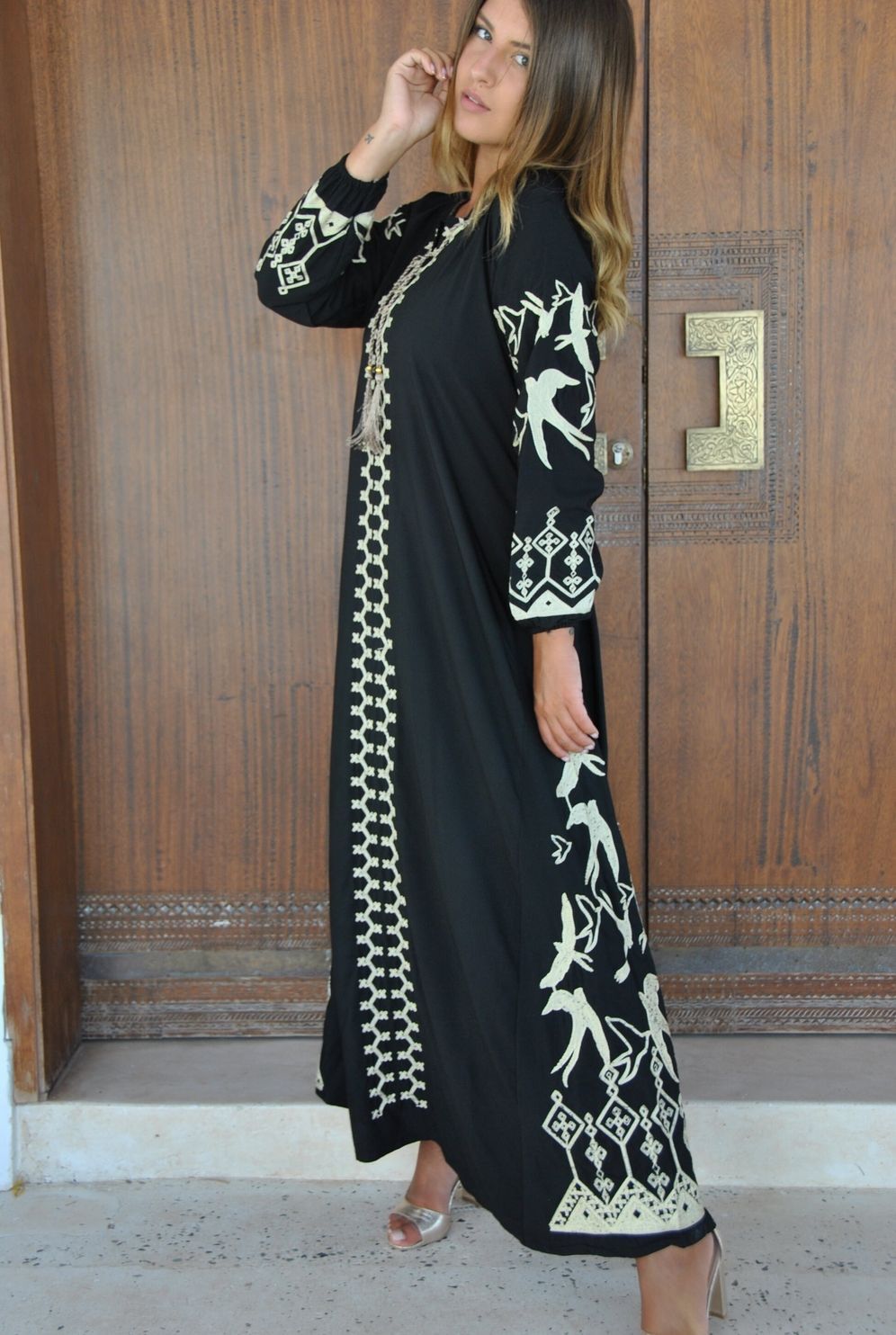 Caftan brodé pour femmes