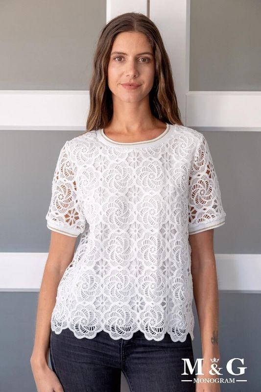 Blouse en dentelle