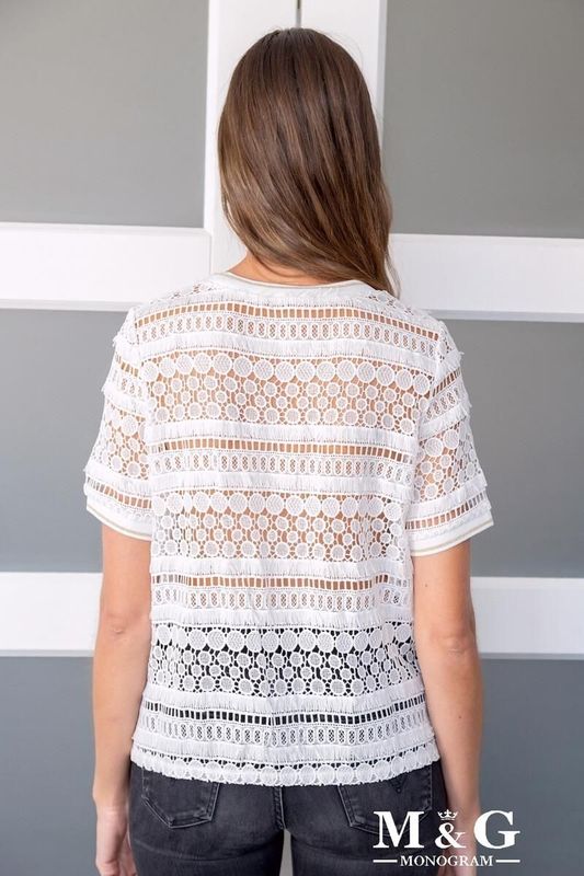 Blouse en dentelle