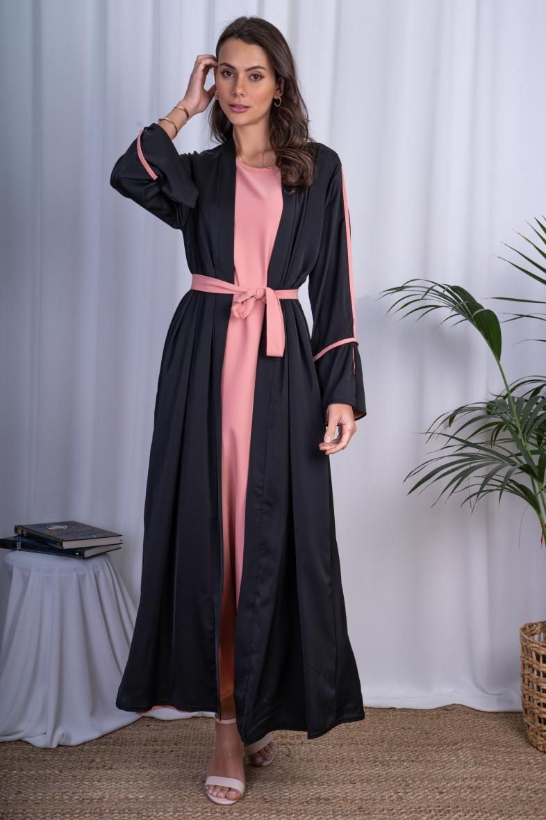 Ensemble élégant caftan abaya deux pièces