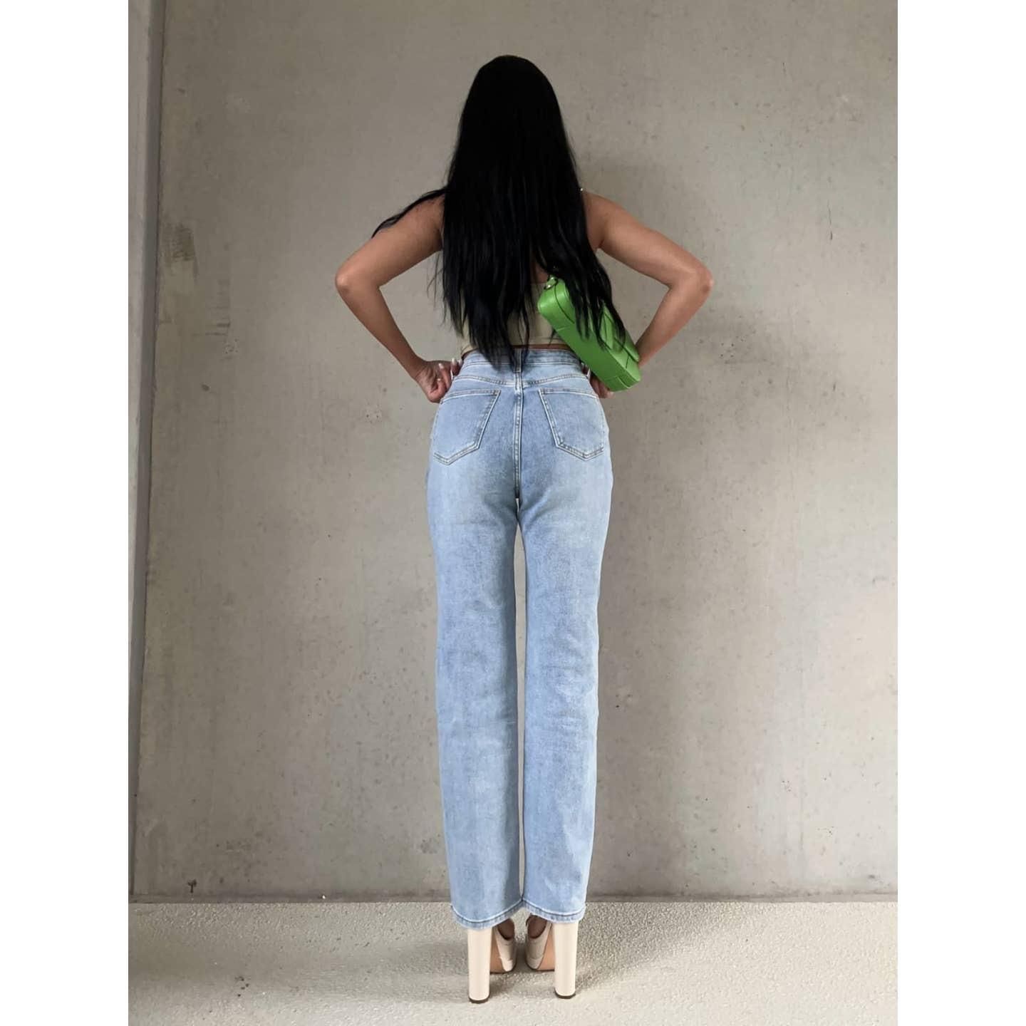 Jeans regular fit destroyed