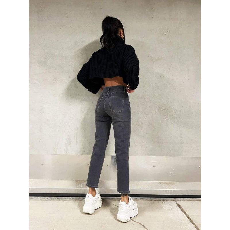 Jeans mom fit stretch