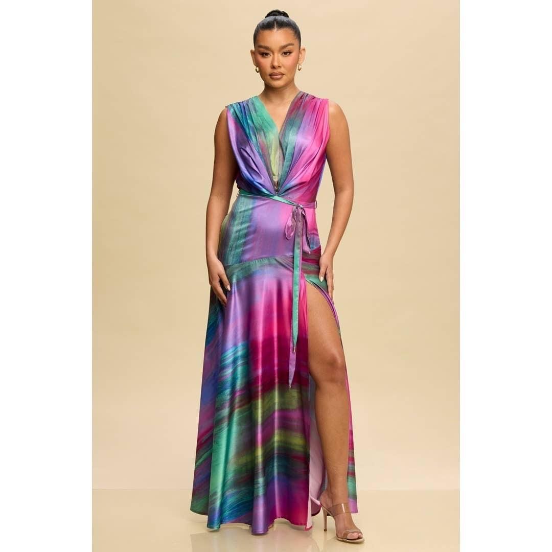 Robe Maxi multicolore