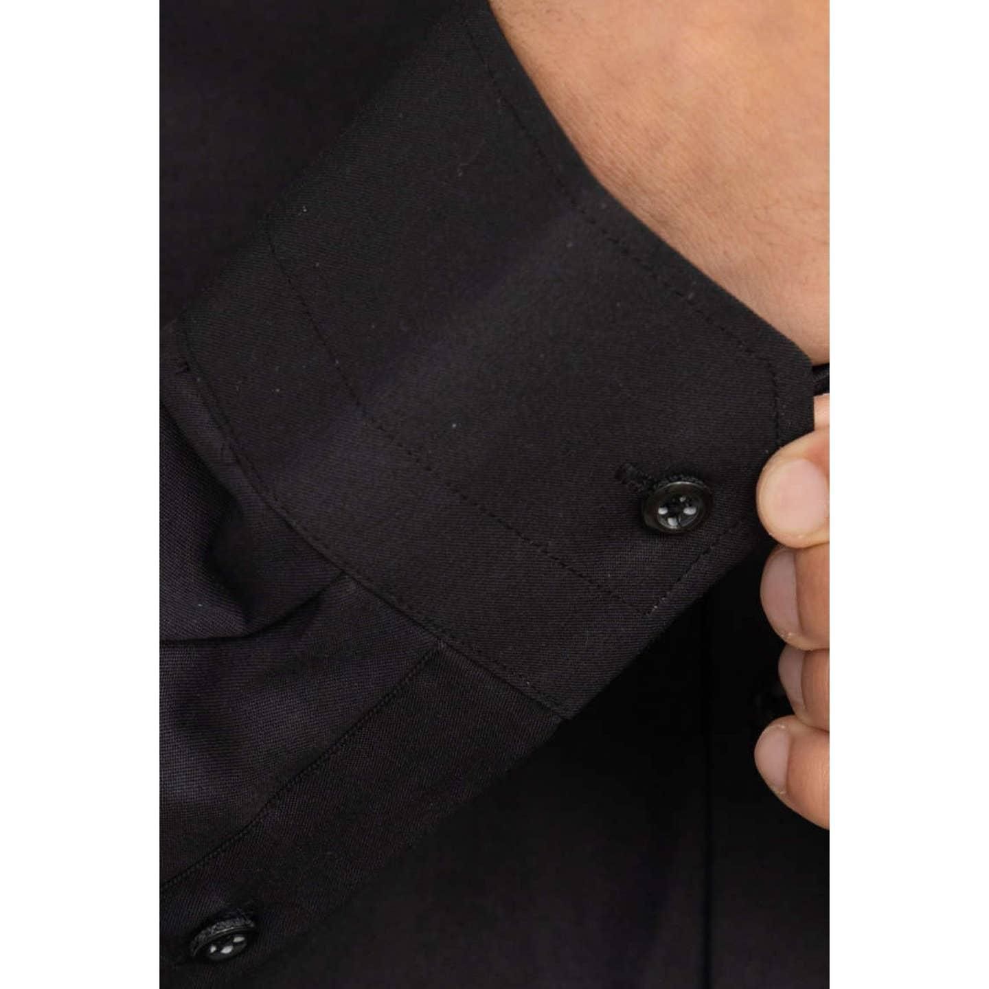 Chemise noire en slim fit