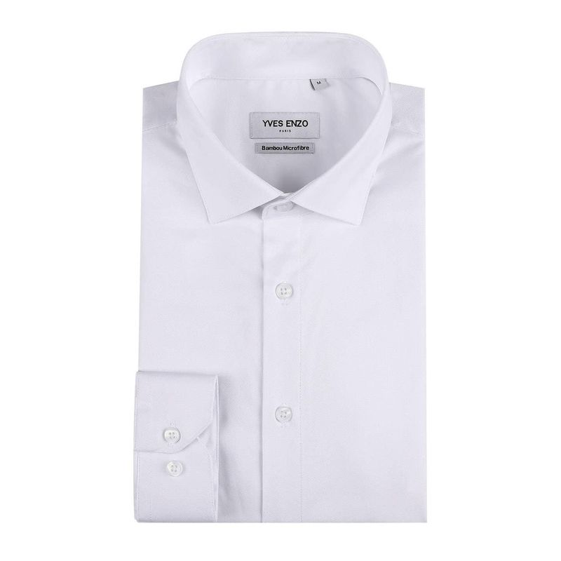 Chemise en bambou tissu chevron