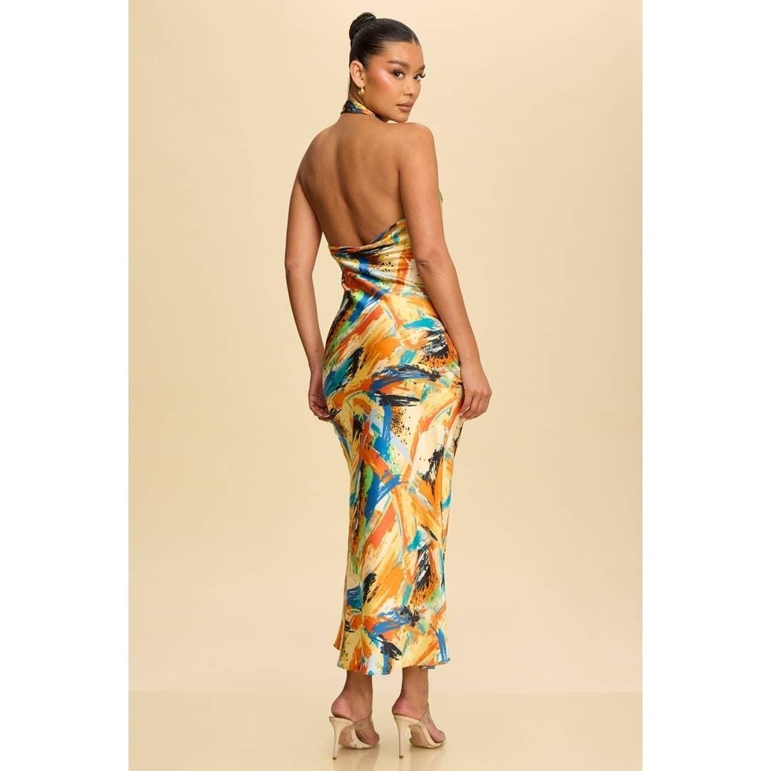 Robe biais santana coll
