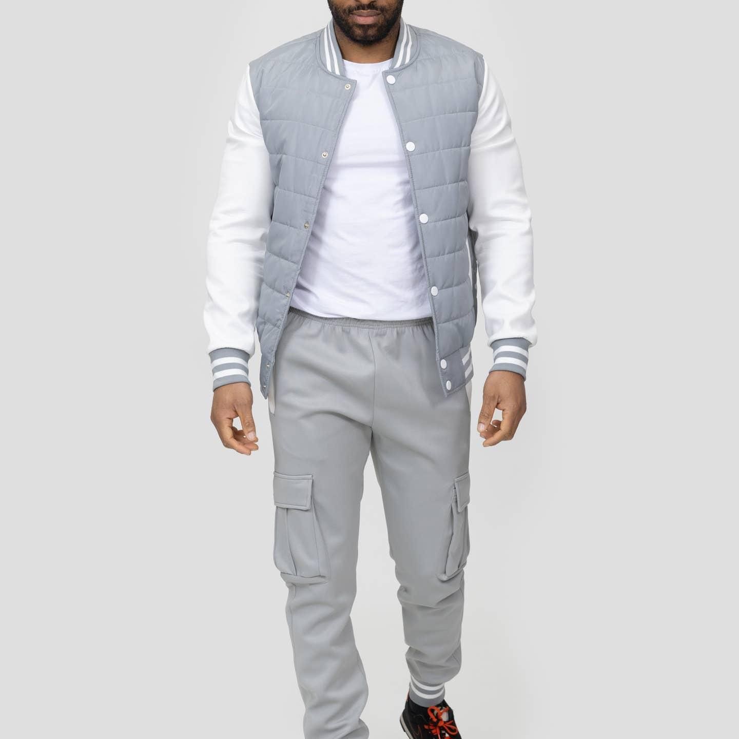 Ensemble jogging avec veste bouton pression