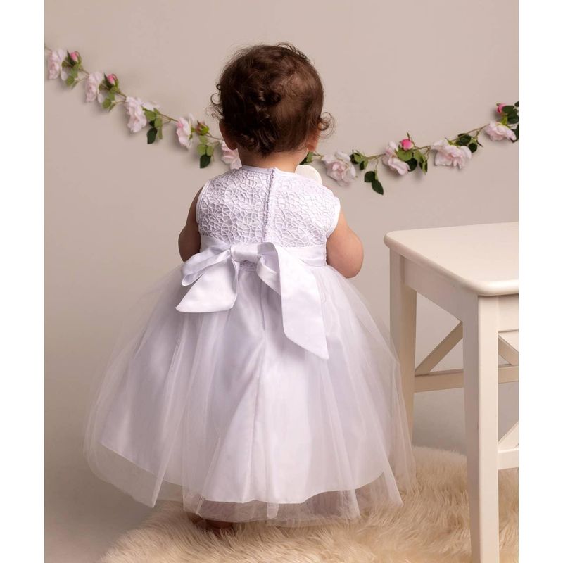 Robe pour petites filles avec ceinture en strass