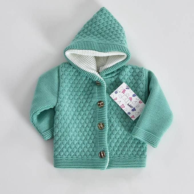 Veste à capuche en tricot double