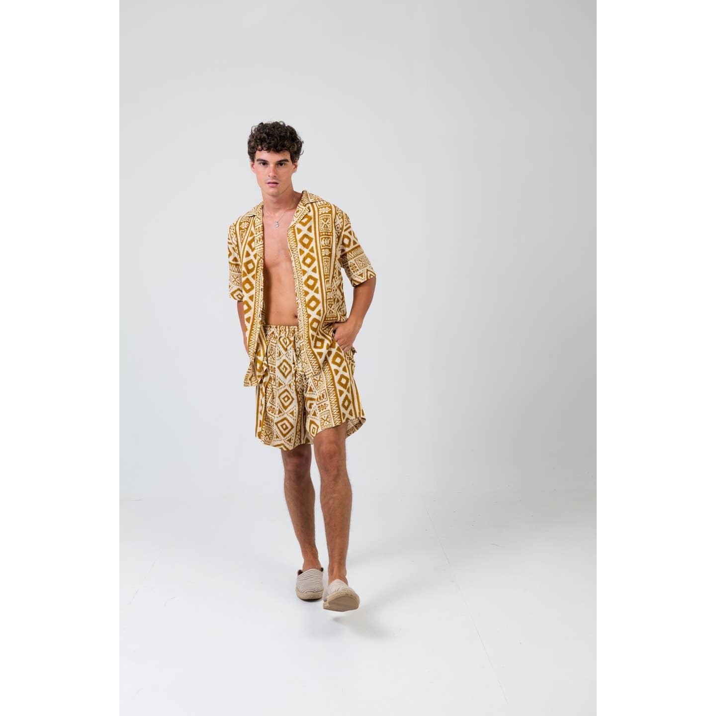 Ensemble chemise+short en couleur !
