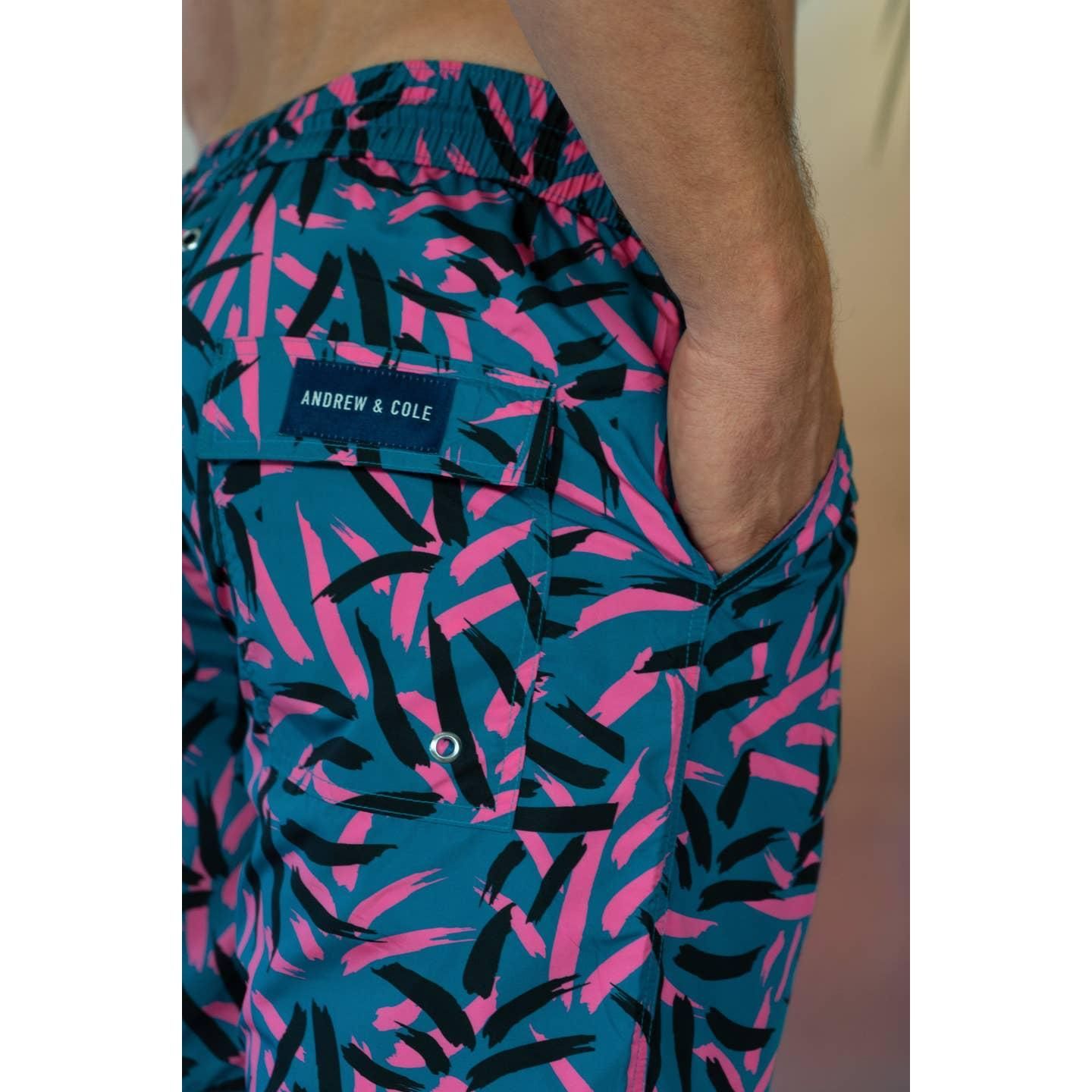 Short de bain tropical