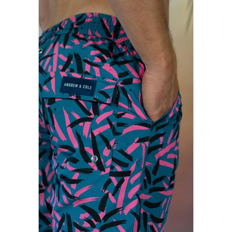 Short de bain tropical