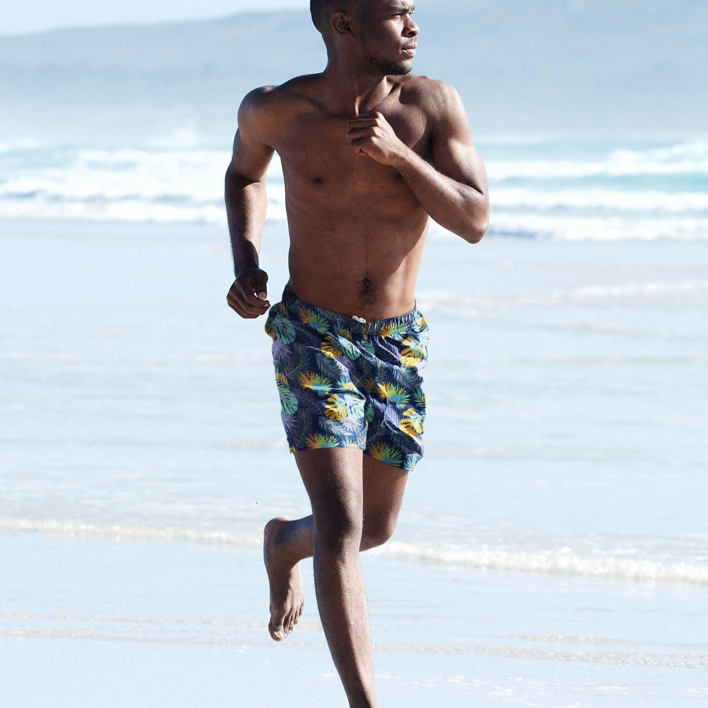 Short de bain déperlant monogramme bermuda en édition limitée