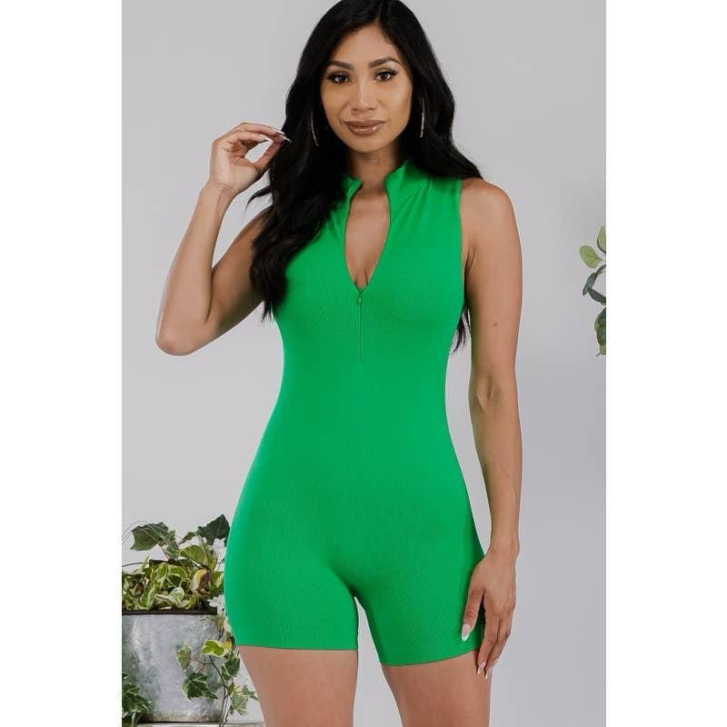 Barboteuse zippée