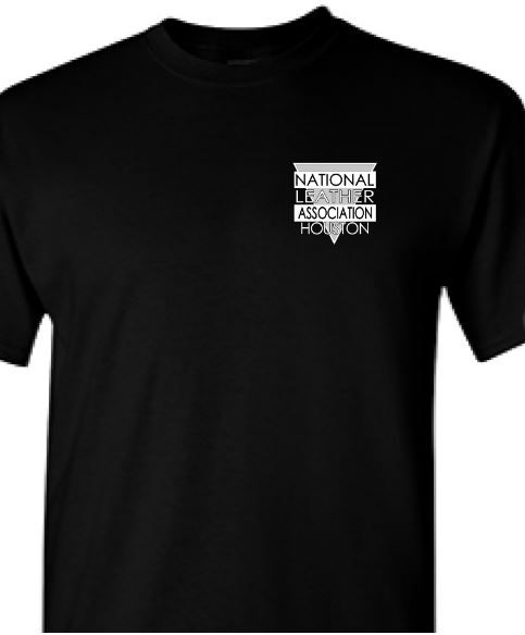 Black Shirt with Yoke Print