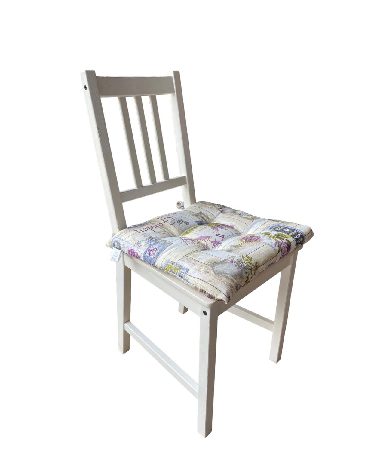 Cuscino coprisedia imbottito soffice lavanda