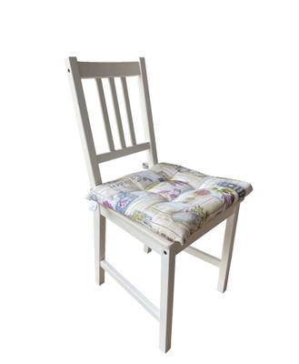 Cuscino Coprisedia Imbottito Soffice 40x40cm – Fantasia Lavanda