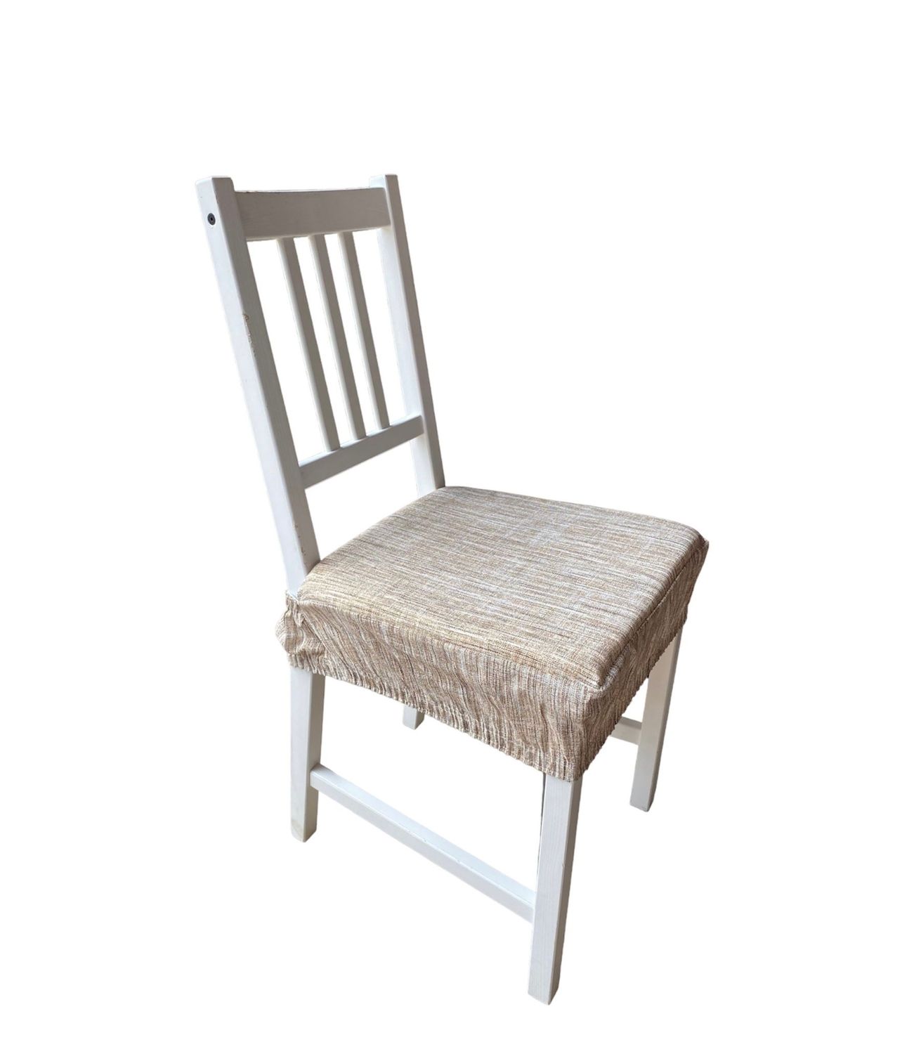 Cuscino coprisedia con elastico graffio beige