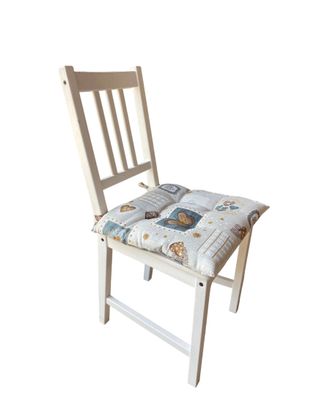 Cuscino Coprisedia Imbottito Soffice 40x40cm – Fantasia Love Verde
