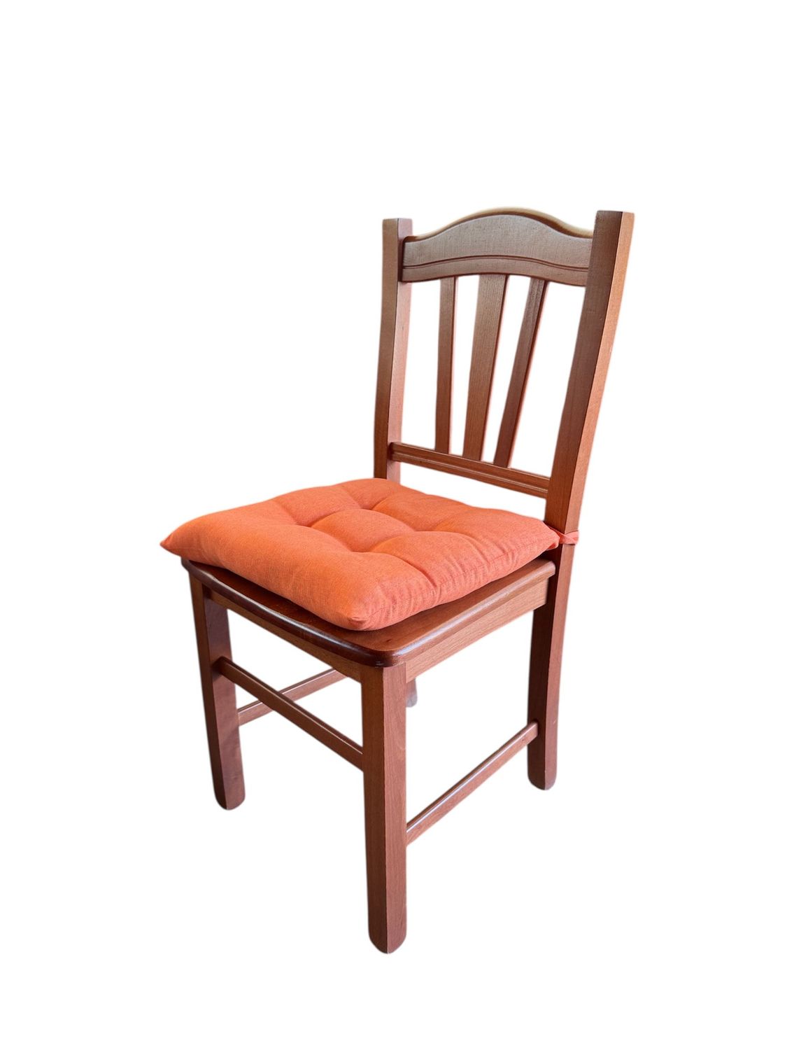 Cuscino coprisedia imbottito soffice arancione