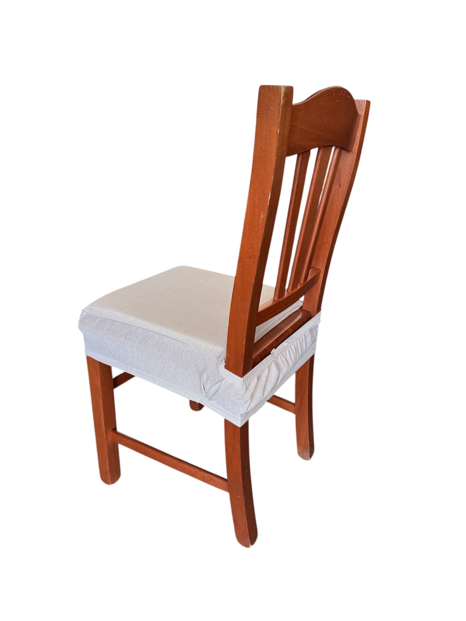 Cuscino Coprisedia con Elastico 40x40cm – Ecrù Tinta Unita