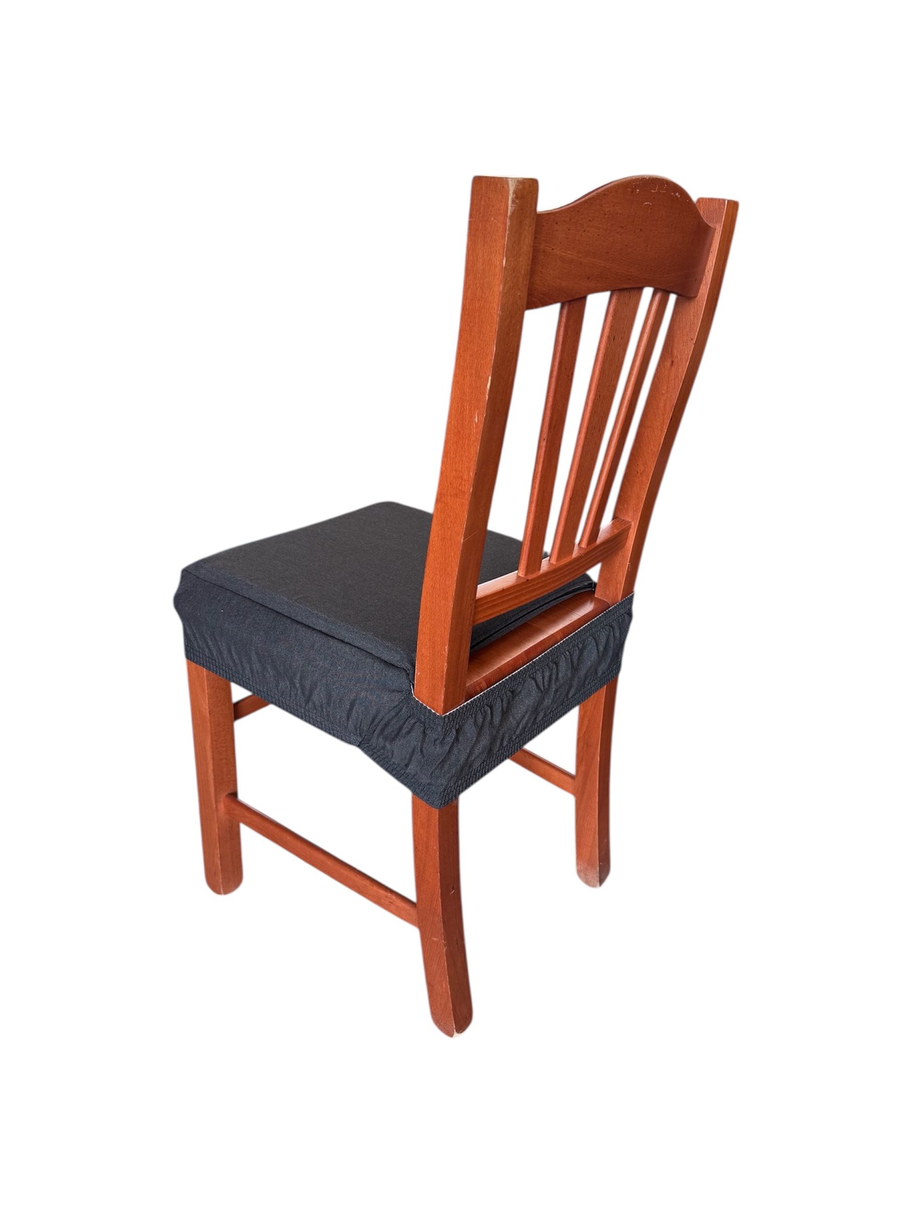 Cuscino Coprisedia con Elastico 40x40cm – Nero Tinta Unita