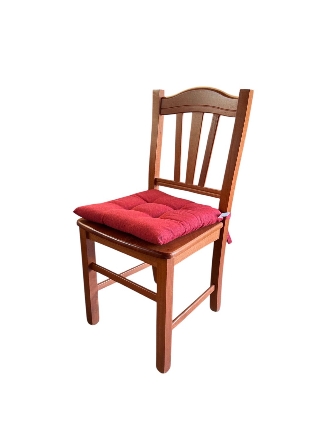 Cuscino coprisedia imbottito soffice rosso