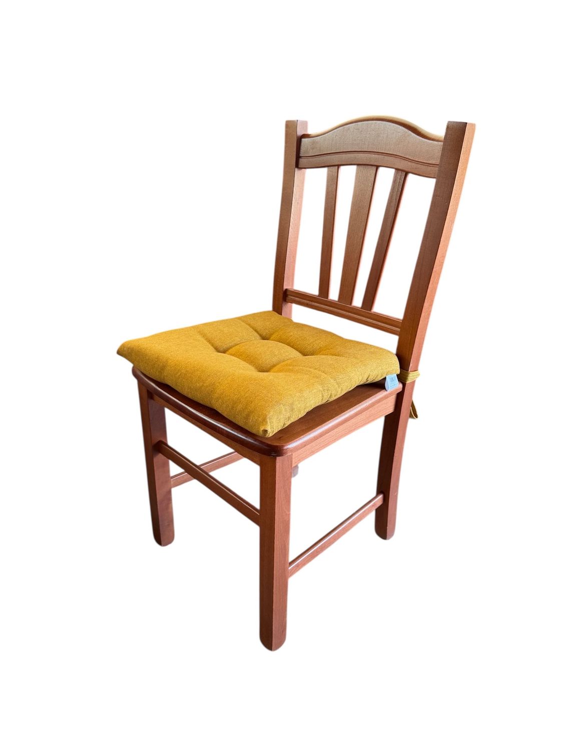 Cuscino coprisedia imbottito soffice giallo