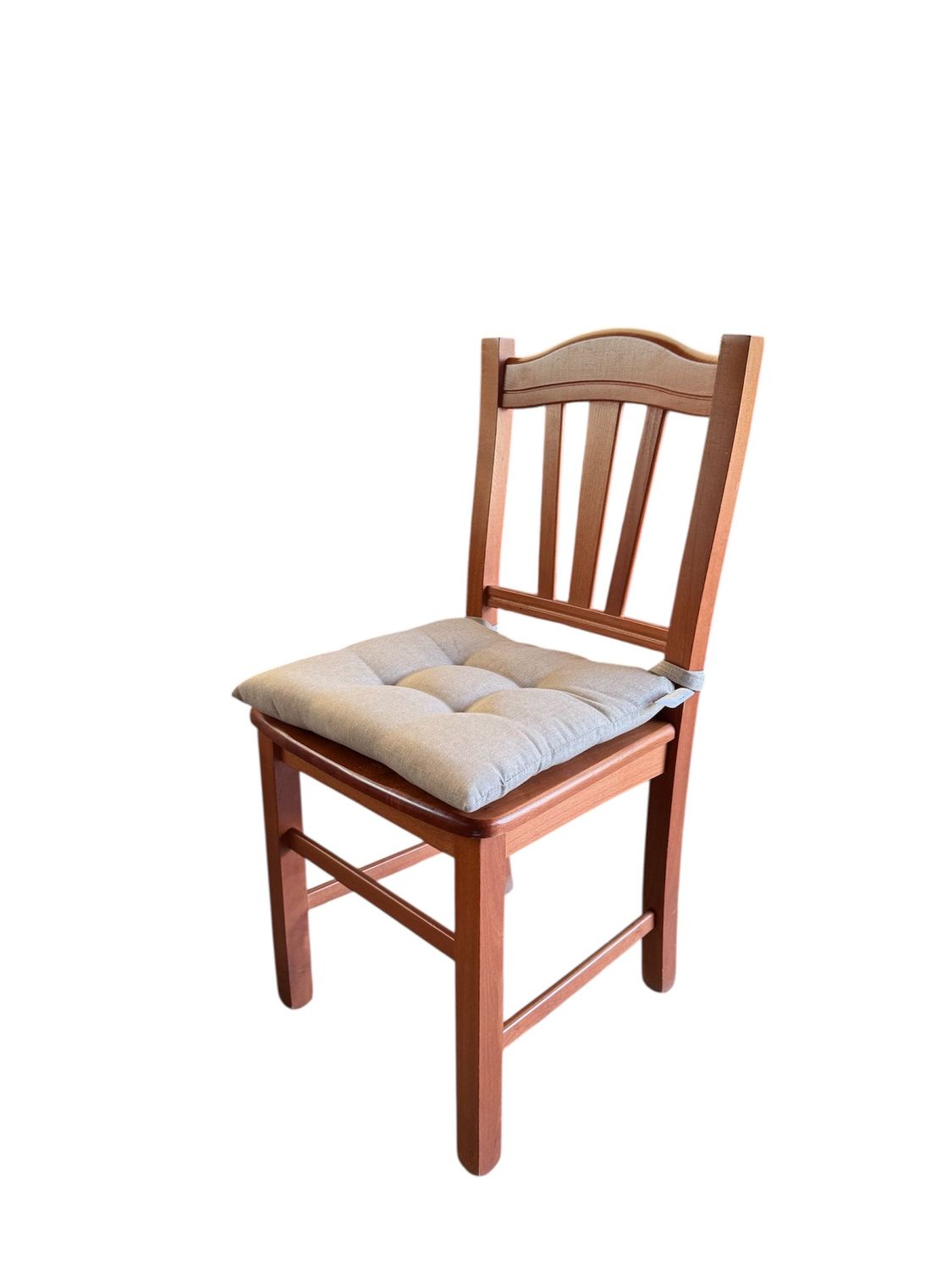 Cuscino coprisedia imbottito soffice tortora