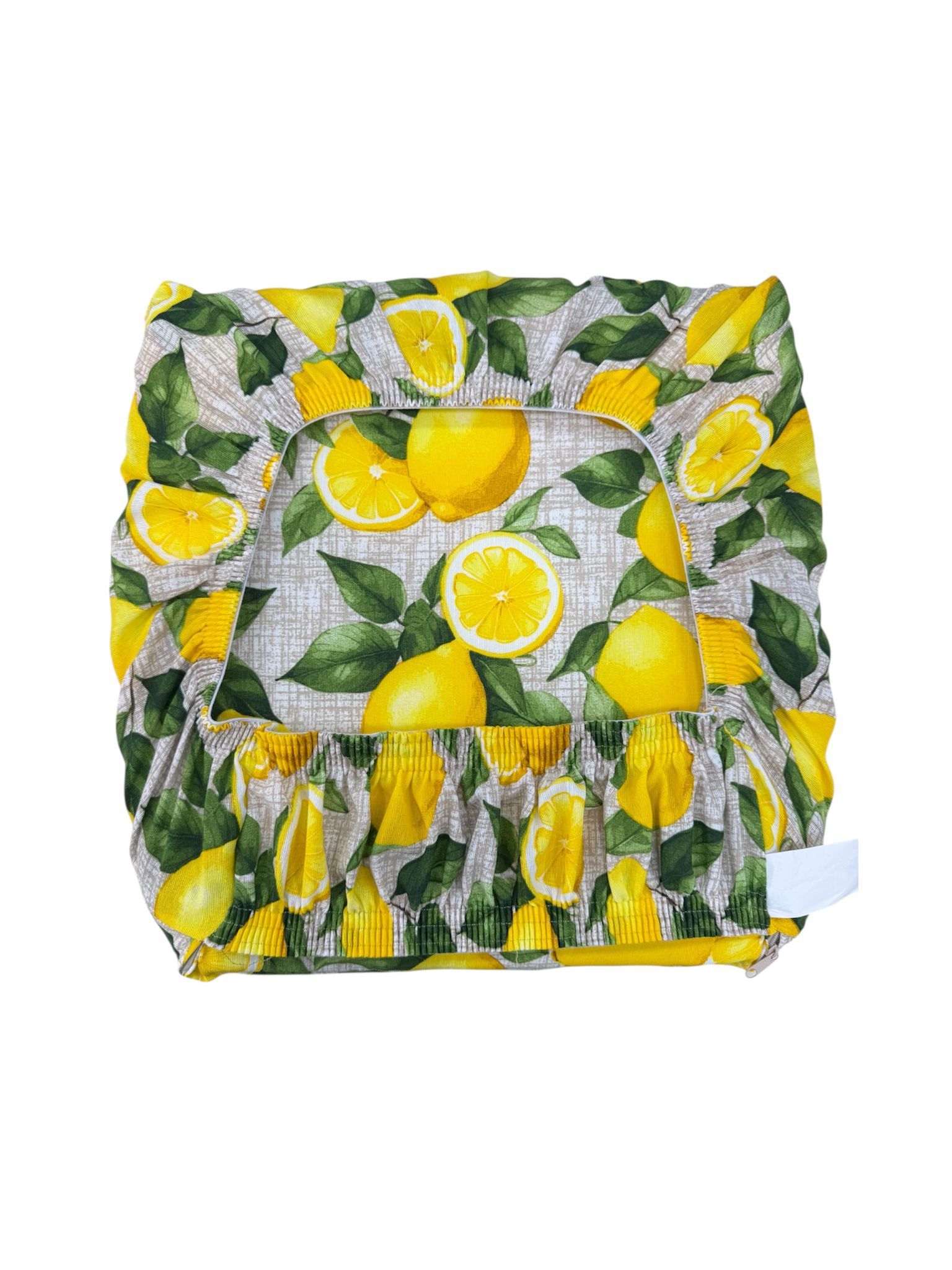 Cuscino Coprisedia con Elastico 40x40cm - Fantasia Limoni