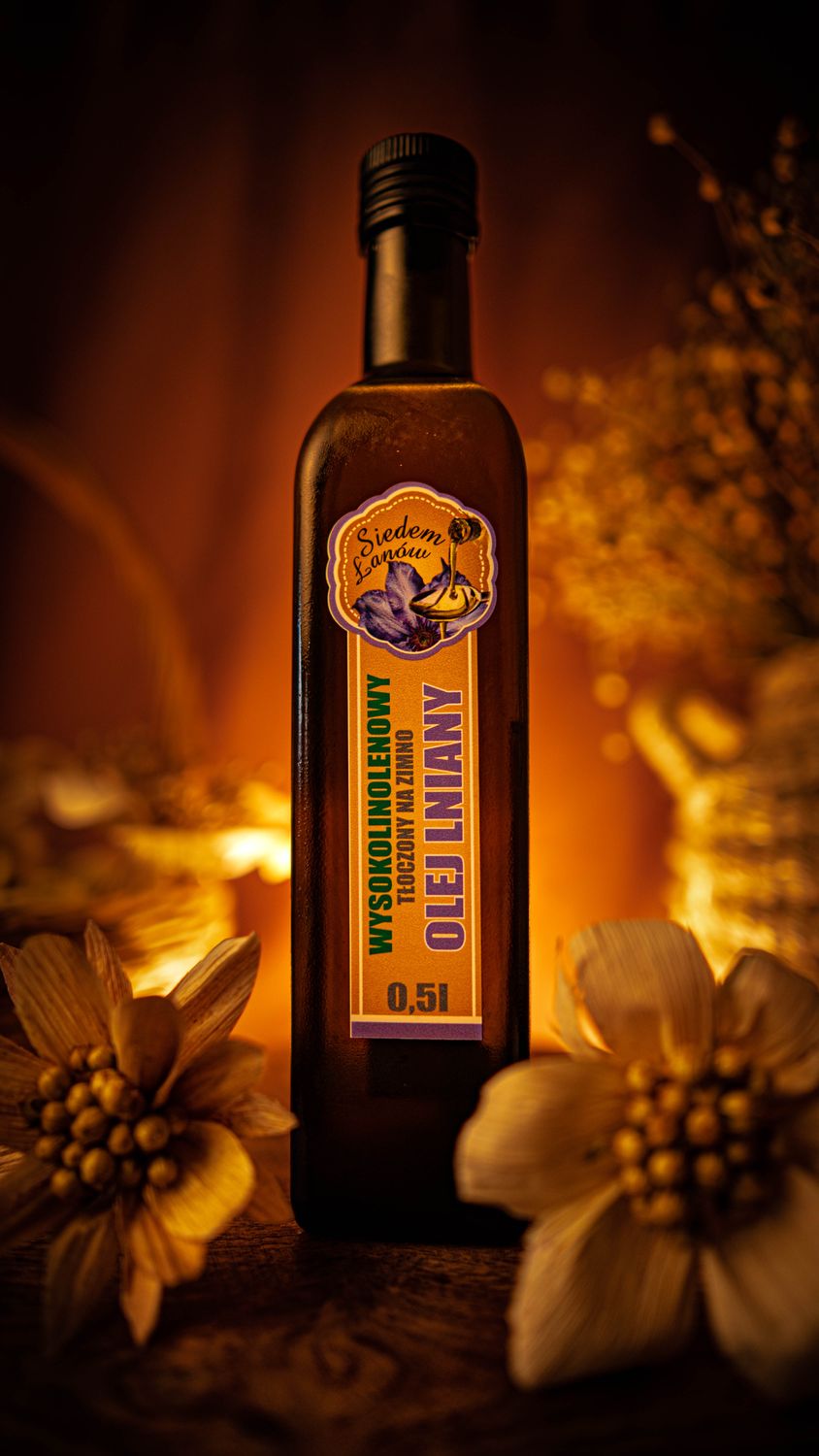 Olej lniany - 500 ml