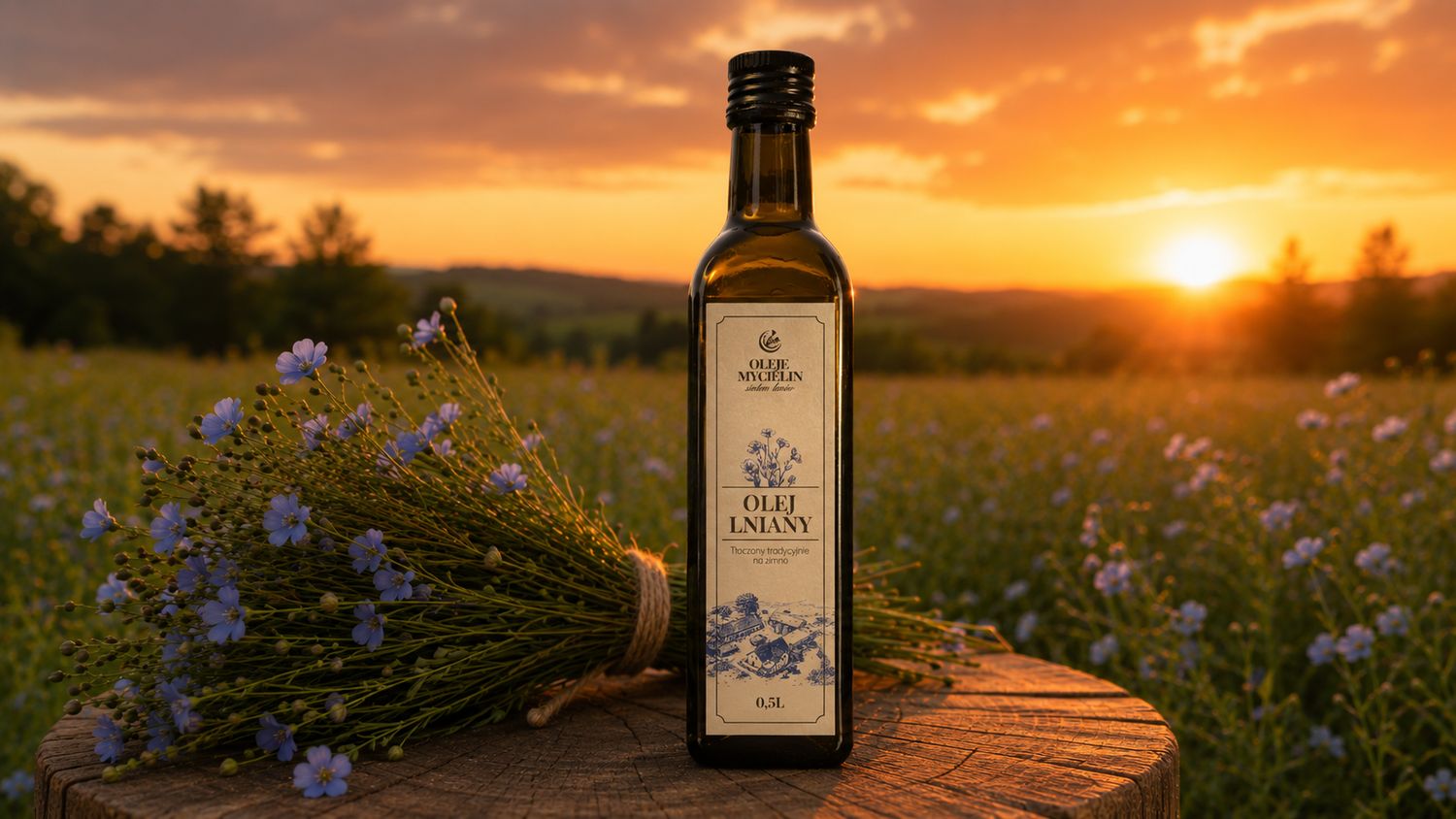 Olej lniany - 500 ml