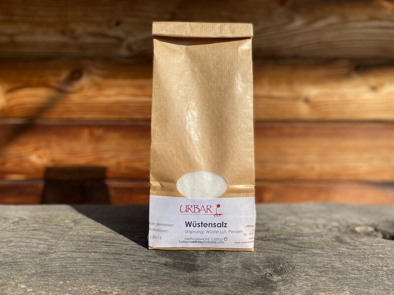 Wüstensalz Lut Persien, grob gemahlen 1kg
