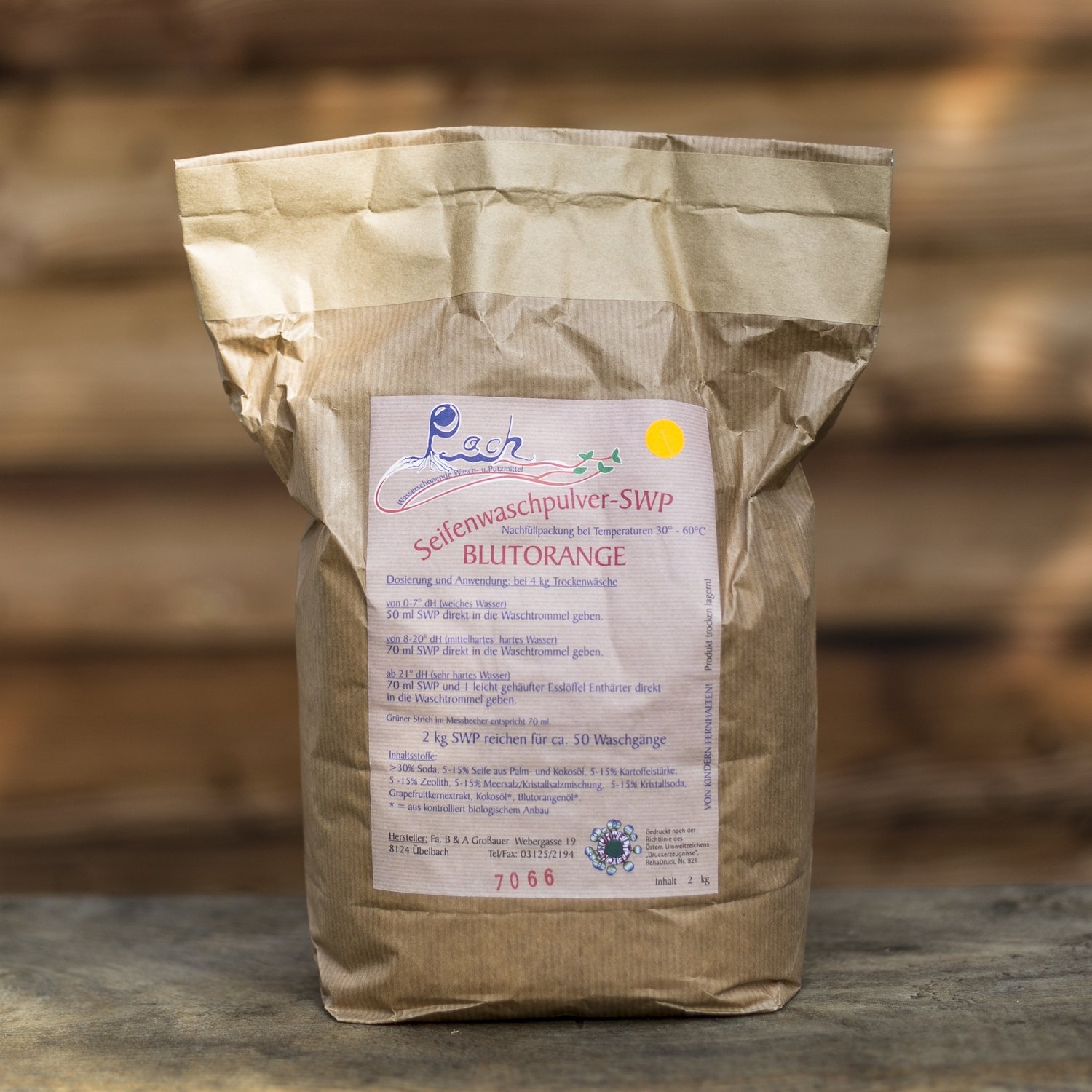 Seifenwaschpulver - Orange 2,0kg