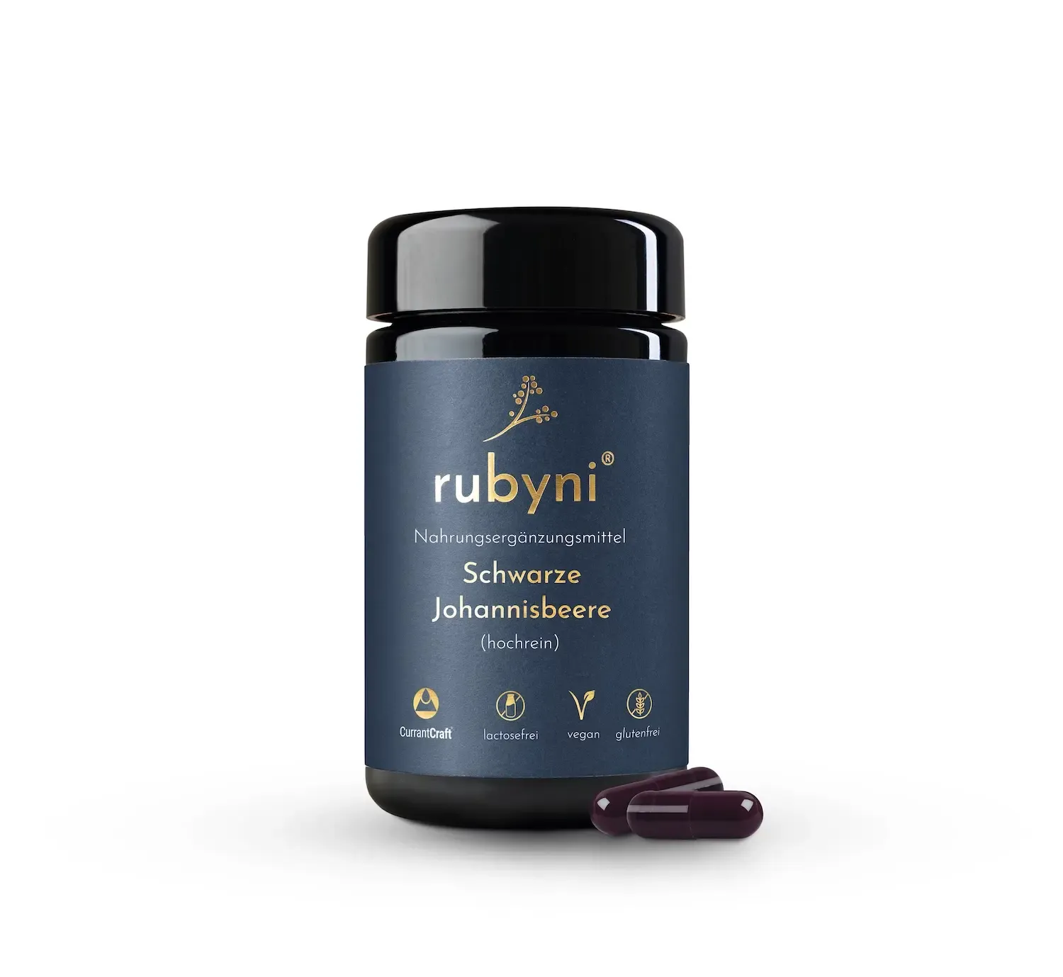 rubyni® Schwarze Johannisbeere, 60 Kapseln