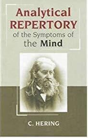 Analytical repertory of the symptoms of the mind* (Hering)