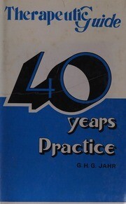 Therapeutic guide 40 years practice* (Jahr)