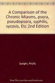 A comparison of the of Chronic Miasms*